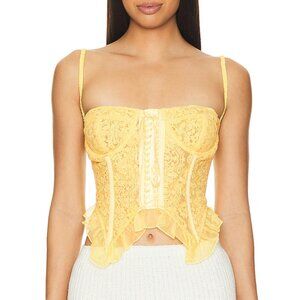 NWT Danielle Guizio Lace Flutter Corset (S)